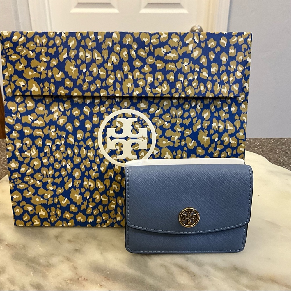 Tory Burch Robinson Mini Trifold Wallet